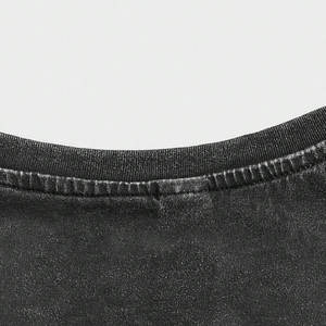 เสื้อยืดคุณภาพสูง ผ้าฝ้าย 100% สำหรับฤดูร้อน สกรีนโลโก้ตามสั่ง เสื้อผู้ชายทรงหลวม แขนสั้น สีพื้น น้ำหนัก 300 กรัม - Product Image 5