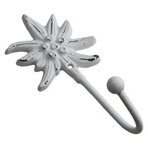 Antique Designer Uniform <b>Hanging</b> <b>Hooks</b> With Superbly Quality Cast Iron Metal Fresh Flower Design Towel <b>Hooks</b> - Product Image 2