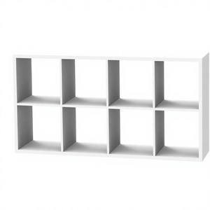 High Quality Contemporary Wood 8 Cube Open Shelf <b>Storage</b> <b>Cabinet</b> Living Room <b>Bedroom</b> Bookcase Organizer Home Furniture School - Product Image 1