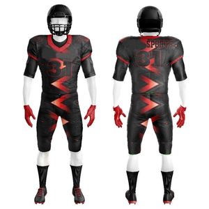 Tenue de football américain sublimée, anti-humidité, ajustée, à manches courtes, pour homme adulte, toutes saisons, jaune et noir - Product Image 3