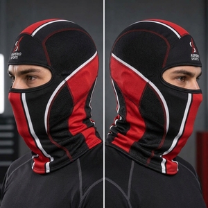Custom Balaclava Mask Full Face Winter <b>Head</b> <b>Cover</b> Breathable Stretch Fabric Lightweight Comfortable Design Outdoor Sports - Product Image 4