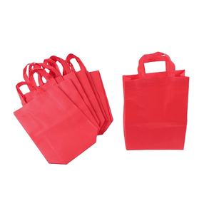 Sac fourre-tout thermoscellé non tissé réutilisable personnalisé avec poignées découpées Sacs cadeaux promotionnels en vrac recyclables Caractéristiques personnalisables - Product Image 1