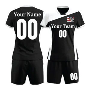 Uniforme de Voleibol Femenino Personalizado OEM, Conjunto de Camiseta y Pantalones Cortos de Poliéster de Secado Rápido, Ropa Deportiva al por Mayor, Fabricante de Marca Privada - Product Image 1