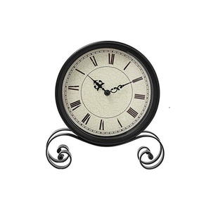 Metal <b>Desk</b>/Table <b>Clock</b> with Calendar and Snooze Function for Home and Office Hourglass Timepiece High Quality Quartz Metal - Product Image 6