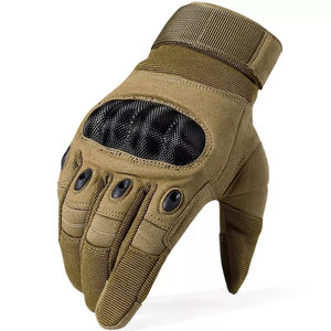 Guantes Tácticos de Cuero Genuino de Pakistán, Protección Completa para los Dedos, para Montañismo, Caza y Actividades al Aire Libre, con Logotipo Personalizado y Color a Elección - Product Image 1