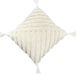 Striped Design 100% Cotton Linen Fabric Soft Tufting Texture Home Decoration Pillow Cover Exclusively Hand Tufted Price - Product Image 5