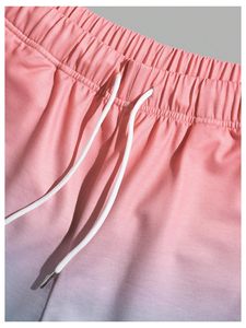 Conjunto de Camiseta y Pantalones Cortos Térmicos Transpirables y Ligeros para Hombre, Tallas Grandes, Servicio OEM, Estilo Urbano - Product Image 6