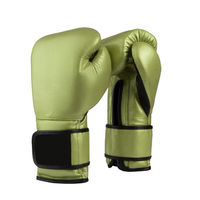 Gants de boxe professionnels de haute qualité, sur mesure, 14 oz, antidérapants, à lacets, en cuir véritable, neufs