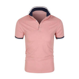 Polos personnalisés pour hommes avec logo brodé – Polos de sport de qualité en tissu tricoté anti-plis, directement de l'usine à prix abordable - Product Image 1