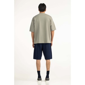 เสื้อยืดคอกลมแขนสั้นทรงปกติสำหรับผู้ชาย สีพื้น ผ้าฝ้ายเจอร์ซีย์ถัก 100% ระบายอากาศได้ดี น้ำหนัก 220 กรัม - Product Image 2
