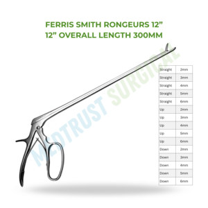 Pinza de Ferris Smith de 12 Pulgadas (300 mm) para Neurocirugía, Pinza para Huesos Pituitarios, Instrumento Quirúrgico para Columna Vertebral - Product Image 2