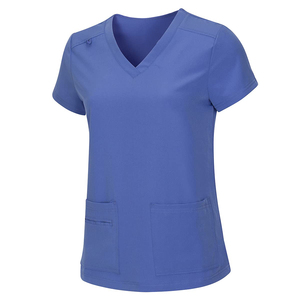 Premium Quality Hospital Uniforms Medical Scrubs Nurse Short Sleeve Jacket Scrub Suit For Women & Women In Cheap Price - Product Image 2