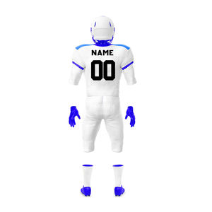 Uniformes de Fútbol Americano Personalizados de Alta Calidad, Diseño de Última Tendencia, Transpirables, Tallas Grandes, 100% Poliéster, Fabricantes OEM - Product Image 2