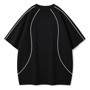 T-shirt unisexe à manches raglan, vêtement doux et respirant, style baseball, t-shirt raglan de qualité supérieure, fabrication sur mesure OEM - Product Image 2