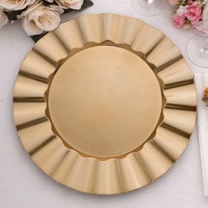 Assiette de présentation décorative en métal de qualité supérieure pour les entreprises de restauration, les organisateurs d'événements et les hôtels - Product Image 2