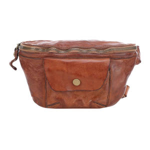 Designer Unisex Leather Waist <b>Bag</b> with Zipper Closure Large Capacity for Running & Travel Waterproof Genuine Leather Belt <b>Bag</b> - Product Image 2