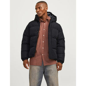 Veste matelassée longue à fermeture éclair, coupe ample, imperméable et coupe-vent, en polyester, avec logo personnalisé imprimé, pour la randonnée. - Product Image 2