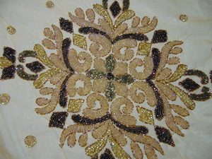 Elegant Embroidered Floral Kitchen <b>Table</b> Linens <b>Table</b> <b>Runner</b> High Quality Handmade Net Organza Fabric Decorative <b>Dining</b> - Product Image 3