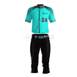 Uniforme de Béisbol Ligero y Cómodo a Precio Económico, Diseño de Logotipo Personalizado, Conjunto de Uniforme de Béisbol - Product Image 3