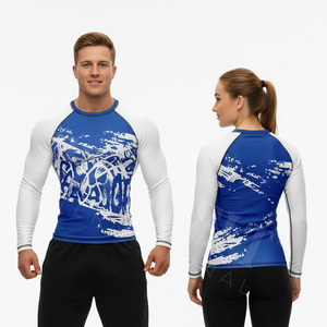Camiseta Deportiva de Compresión de Manga Larga para Hombre, para Boxeo, Lucha, Gimnasio, Running, Secado Rápido, Spandex - Product Image 3