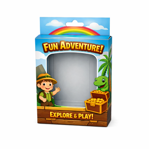 Custom Full Color Printed Beef Jerky Paper <b>Boxes</b> with Plastic Window - Product Image 6