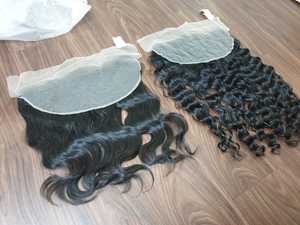 Pelucas Frontales de Cabello Remy de Lujo de 28 Pulgadas, las Más Vendidas de Fábrica en Vietnam, Extensiones de Cabello Humano con Textura Rizada/Ondulada, Todos los Colores, las Mejores - Product Image 5
