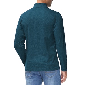 Sudadera transpirable con media cremallera, logotipo personalizado de fábrica para hombre, Golf 1/4, Sudadera con cuello levantado y media cremallera, jersey de cuarto, ropa para hombre - Product Image 2