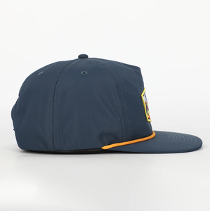 Unisex Dark Blue Custom Embroidery Logo Snapback Hats 5-Panel Unstructured Sport Adjustable 100% Cotton Animal Vietnam Factory - Product Image 2