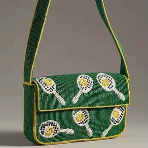 Bolso de Mujer Hecho a Mano con Cuentas de Resina TCE |   Cartera Artesanal Tradicional para Mujer |   Accesorio de Moda Étnico Hecho a Mano - Product Image 1