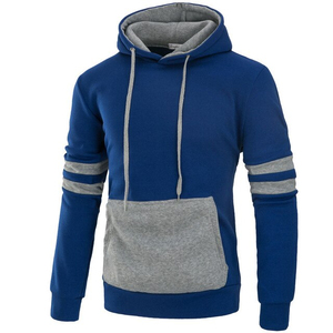 Sweat à capuche d'hiver pour homme, coupe classique, en molleton de coton uni, imperméable, écologique, bicolore, doux, zippé, 500 grammes, teinture unie - Product Image 4
