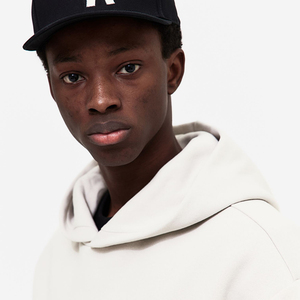 Sweats à capuche streetwear pour hommes, logo personnalisé, sweats à capuche d'hiver épais et amples, pull-over unisexe uni, capuche premium 3D embossée - Product Image 2