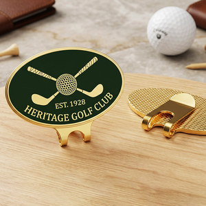 Marcador de Pelotas de Golf de Aleación de Zinc, Herramienta Magnética Personalizada a Prueba de Agua para Reparar Divots de Golf - Product Image 2