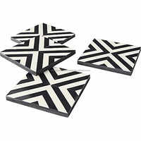 Sous-verres de qualité supérieure, artisanat moderne, écologiques, en bois et résine, design à carreaux, pour la maison et les mariages, au meilleur prix