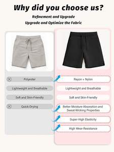 Shorts de sport pour homme, 7 pouces, légers, à séchage rapide, avec poches zippées - Product Image 5