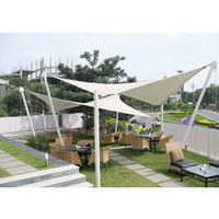 Structures de tissu de traction légères et économiques pour structures de toit en toile extérieures Toit d'auvent en Pvdf
