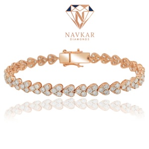 Pulsera de Diseño de Lujo Estilo Hip Hop, Pulsera Cubana con Incrustaciones de Diamantes Moissanite para Unisex - Product Image 1