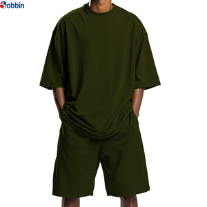 Conjunto Cómodo Unisex, Camiseta Holgada y Pantalones Cortos para Hombre, Nueva Colección de Verano, Conjunto Deportivo Personalizado para Hombre, Transpirable - Product Image 5