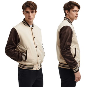 Chaqueta Varsity para Hombre con Mangas en Contraste, Moda Moderna y de Lujo - Product Image 2