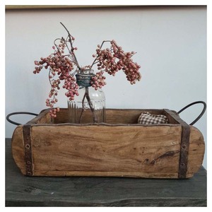 Vintage Handmade Wooden Brick Mould Traditional Clay Brick Form Tool Craft Supply Garden Decor Piece Wooden Brick Mould - Product Image 4