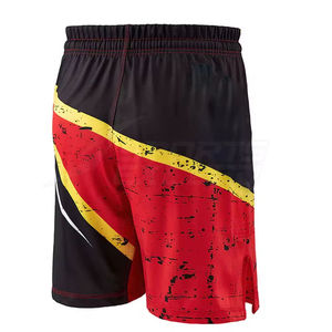 Shorts de Muay Thai à dégradé de couleurs, shorts de kick-boxing en satin thaïlandais, logo personnalisé, sublimation, shorts de combat MMA pour hommes - Product Image 6