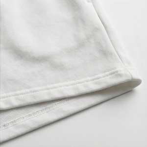 Women's <b>2</b> <b>Piece</b> <b>White</b> Cotton Shorts <b>Set</b> Crew Neck Short Sleeve T Shirt Geometric Print Casual Spring Summer Wear - Product Image 6