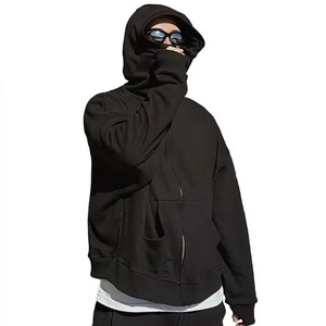 Sweat à capuche double haut de gamme pour hommes et femmes, style streetwear, impression de logo personnalisé, sweat à capuche vierge, production en gros en usine - Product Image 3