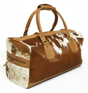 Sac de voyage classique en cuir de vachette pour le golf, le sport, le week-end, sac de sport/sac de gym pour hommes et femmes - Product Image 5