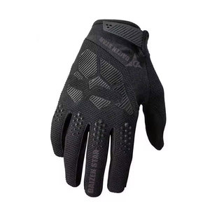 Gants de course DAIZEN STAR à doigts entiers, imprimé sublimation rayé violet, antidérapants, fermeture auto-agrippante en PU, pour motocross et conduite en extérieur - Product Image 4