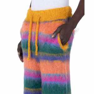 mohair <b>trouser</b> with high quality Men Knit Mohair Sweater Pants Winter <b>Trousers</b> Men Knitted Pants Furry Men Mohair <b>Drawstring</b> - Product Image 4