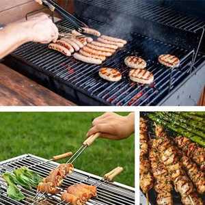 Parrilla Portátil de Carbón con Soporte para Asar al Aire Libre y Barbacoa - Product Image 1
