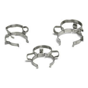 Nickel <b>Spring</b> Steel <b>Clips</b> for Laboratory Apparatus Joint Connections Metric - Product Image 1