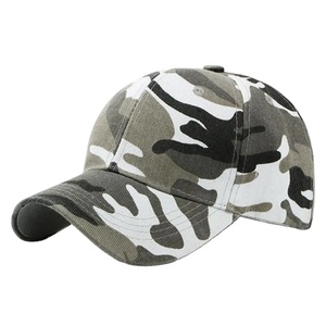 Hombres Mujeres Verano Algodón Camuflaje Impreso Gorras de béisbol Sombrero para el sol al aire libre Unisex Deportes Ajustable Snapback Anti-UV Sombrero Viseras - Product Image 5