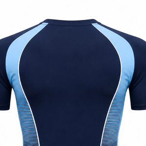Ensemble décontracté 2 pièces pour homme, chemise à manches courtes et short de sport, grande taille, été, polyester/coton, léger, respirant, séchage rapide - Product Image 4