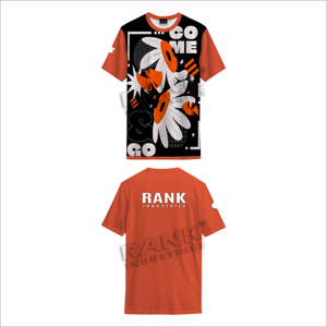 T-shirts pour hommes, coupe ample, style streetwear, 100% coton, imprimés tendance. - Product Image 5